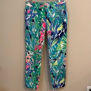 Lilly Pulitzer Pants Bright Bold Color Size 4